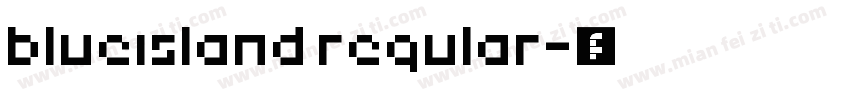 blueisland regular字体转换